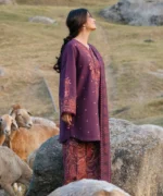 Sapphire Winter Collection New Arrivals Printed Khaddar - Image 2