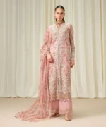 Sapphire Winter Collection / Sapphire Embroidered Chiffon Dress